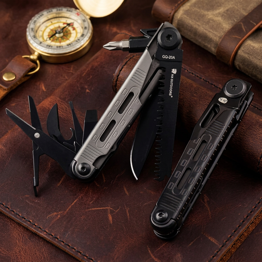 The Vortex: Portable Folding Survival Multi-Tool EDC Gear