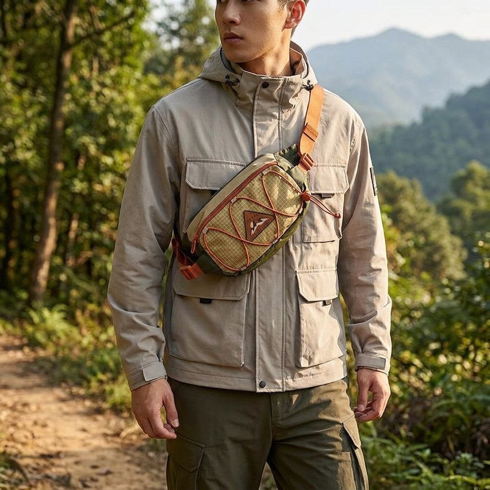 The Lunex:Vintage Crossbody Chest Sport Waist Pack Bag