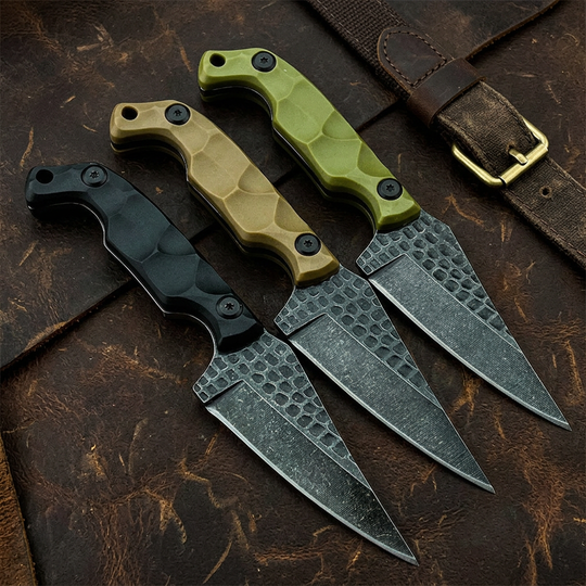 The Stroup:Fixed Blade Compact EDC Survival Pocket Knife