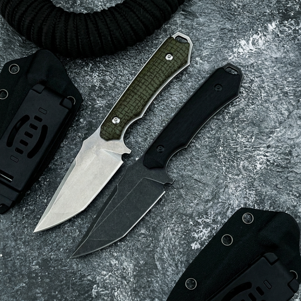 TheDrifter:Compact Outdoor 8Cr13MoV Steel Fixed Blade EDC Knife