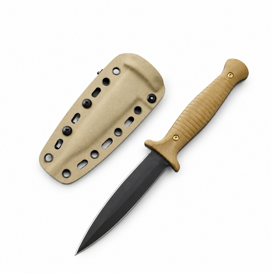 The Rovexis: 7CR13 Steel EDC Full Tang Knife with K-Sheath