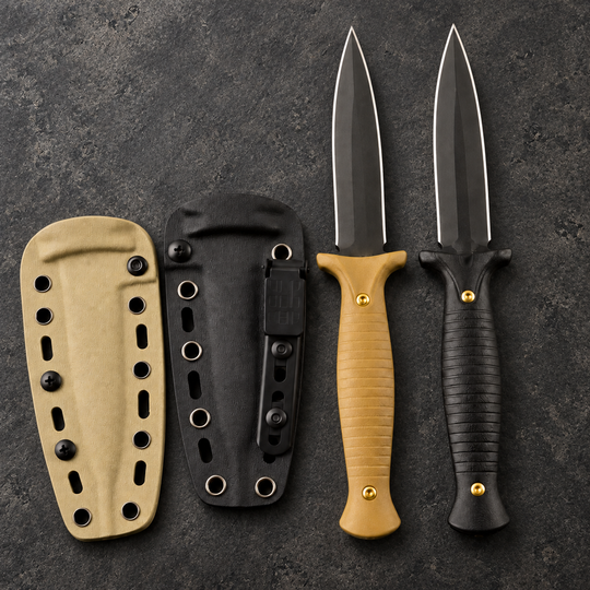 The Rovexis: 7CR13 Steel EDC Full Tang Knife with K-Sheath