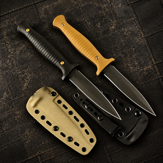 The Rovexis: 7CR13 Steel EDC Full Tang Knife with K-Sheath