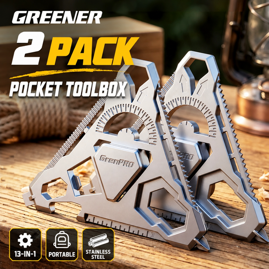 TriPivot:Triangle Mini 13-IN-1 EDC Rotating Multitool