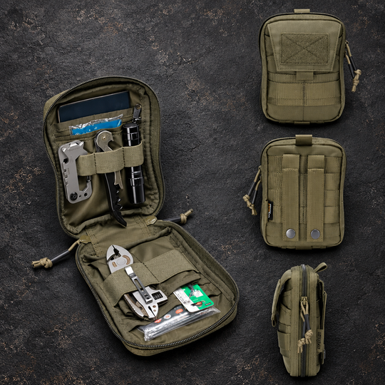 NomadNest:MOLLE Utility Tactical Modular EDC Pouch