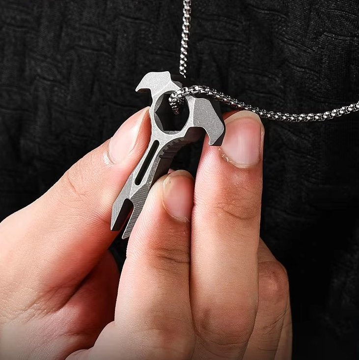 The Ironclad:Titanium EDC Knuckle-Style Utility Multi-Tool