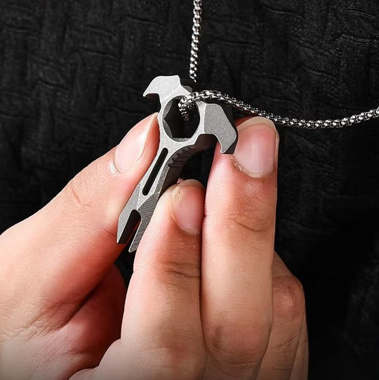 The Ironclad:Titanium EDC Knuckle-Style Utility Multi-Tool