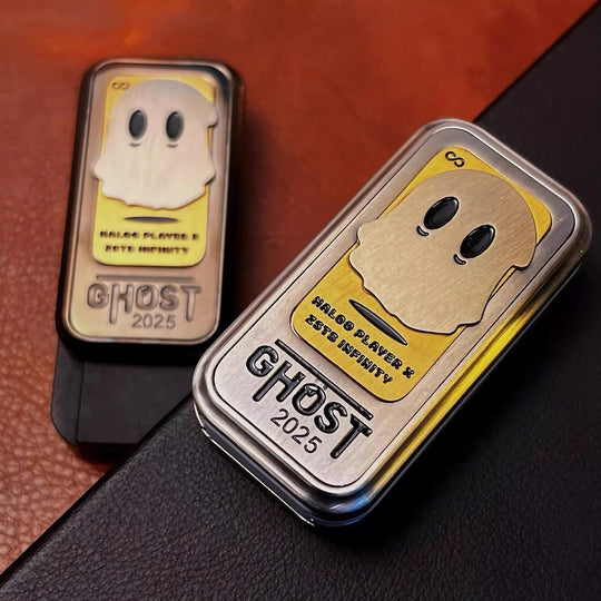 Ghost Ding Slider - Magnetic EDC Slider with Crisp “Ding” Feedback and Smooth Mechanical Motion