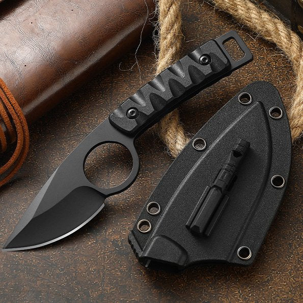 The Velto:Mini Multi-Tool Neck Knife with Whistle & Fire Starter