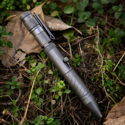 BoltLite: Titanium Pen, Flashlight & Pry Bar in One