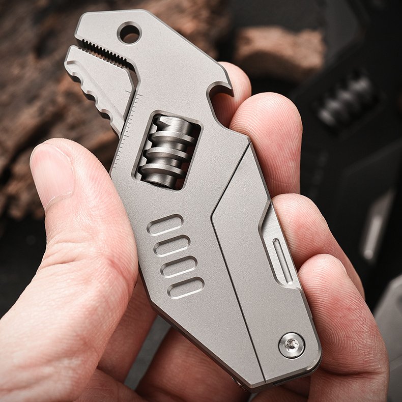 The Pulse:Titanium Multi-Function EDC Folding Knife Pliers