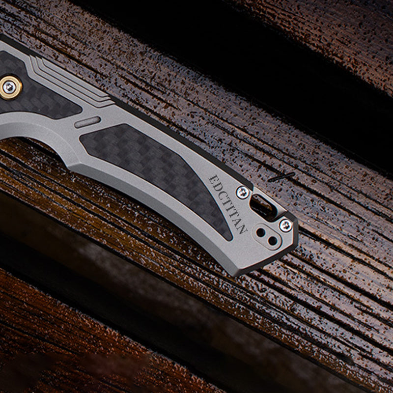 The Thunder: Titanium Utility Knife with Replaceable Blade