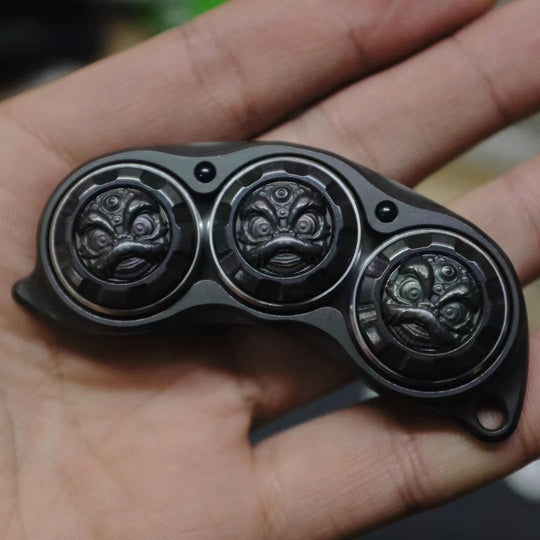 TriCore Pod – Precision All-Metal EDC Fidget Toy