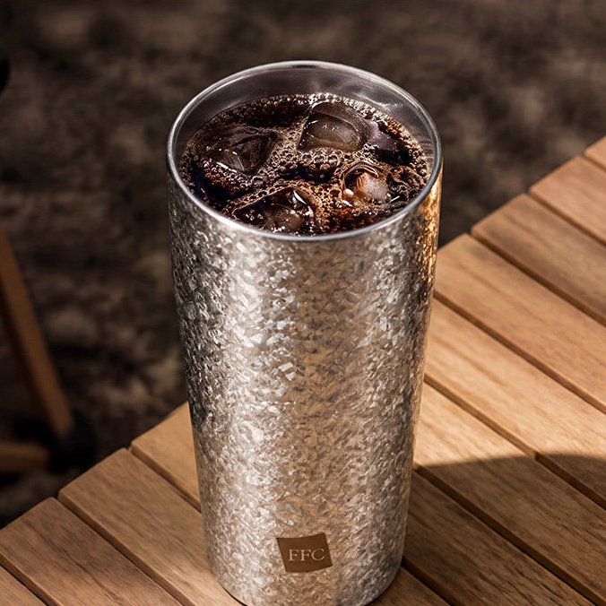 The Zeno:Pure Titanium Luxury Titanium Portable Cup