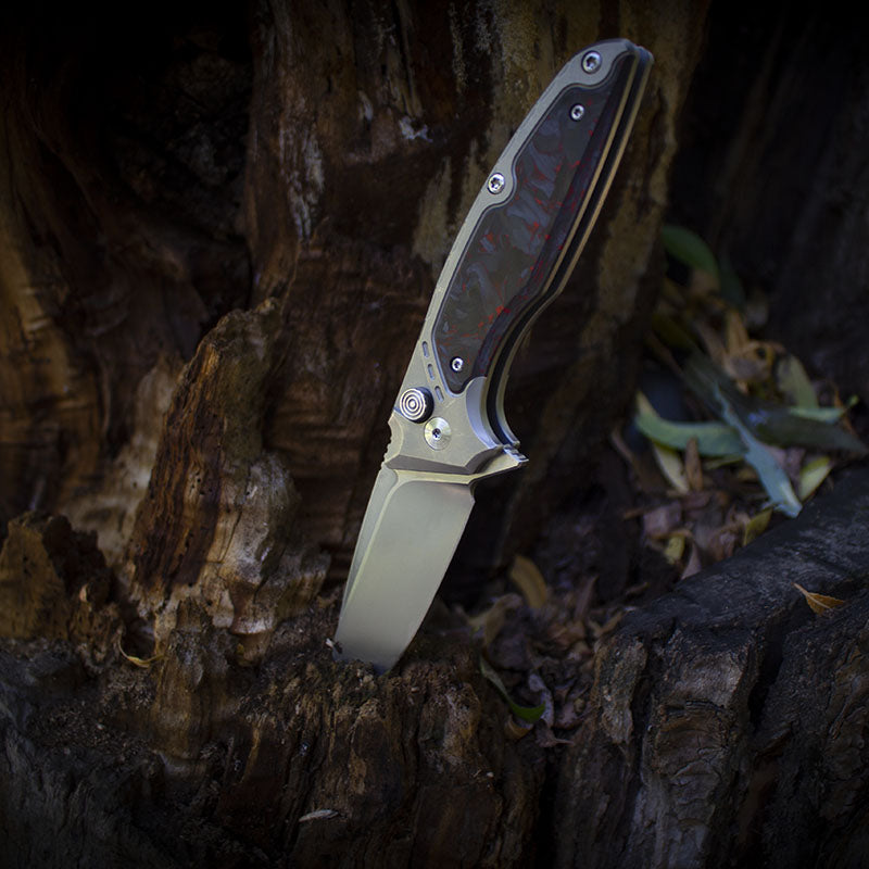 The Scarab Knife: Ti Handle & M390 Blade