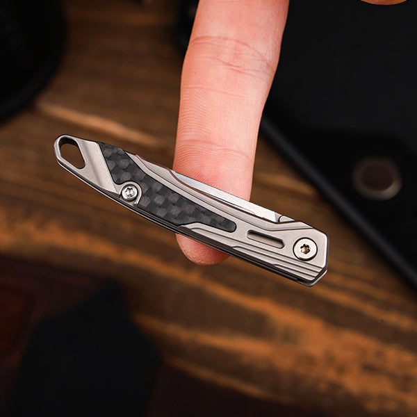NickBlade - Titanium Micro Folding Knife for EDC Tasks