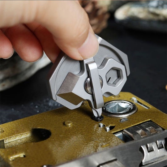 HexCore Ti— Precision Titanium Pocket Multi-Tool