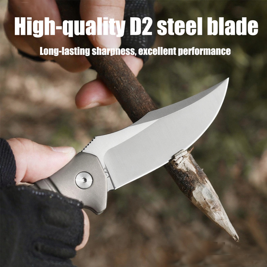 NimbleTitan - Titanium Handle EDC Small Pocket Knife