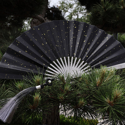 The Galaxy: Titanium EDC Kung Fu Folding Fan// Emergency Tool