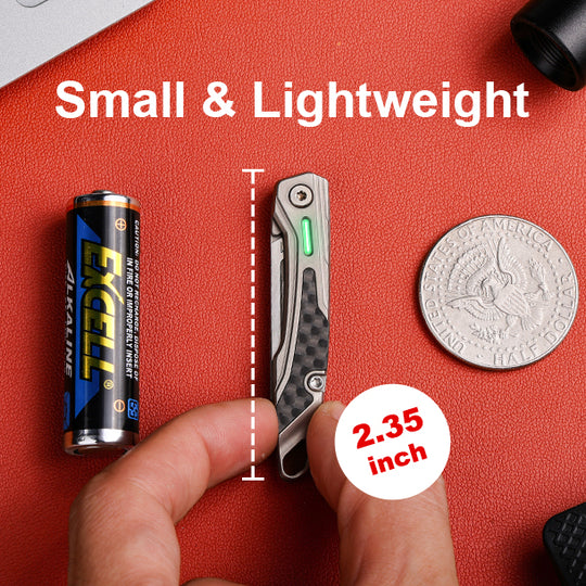 NickBlade - Titanium Micro Folding Knife for EDC Tasks