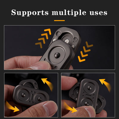 Owl Fidget Coin – 360° Magnetic Spinner