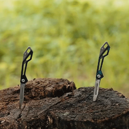KeyKnife: Mini Titanium & Carbon Fiber EDC Scalpel
