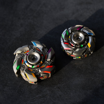 WarpFang：Stainless Steel Mecha Fidget Spinner