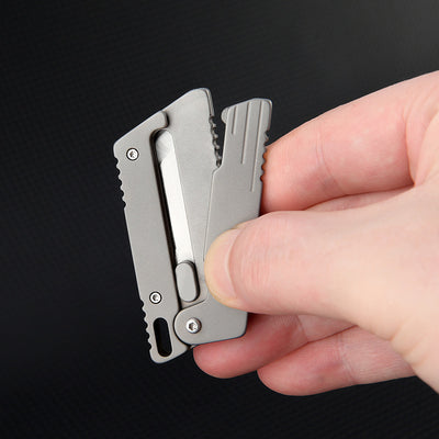 The Flick Ninja: Titanium Alloy Mini Knife with Unique Opening