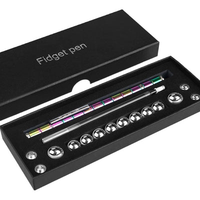 Magnetic Metal Fidget Pen-Deformable Stress Multifunctional Various of Shapes