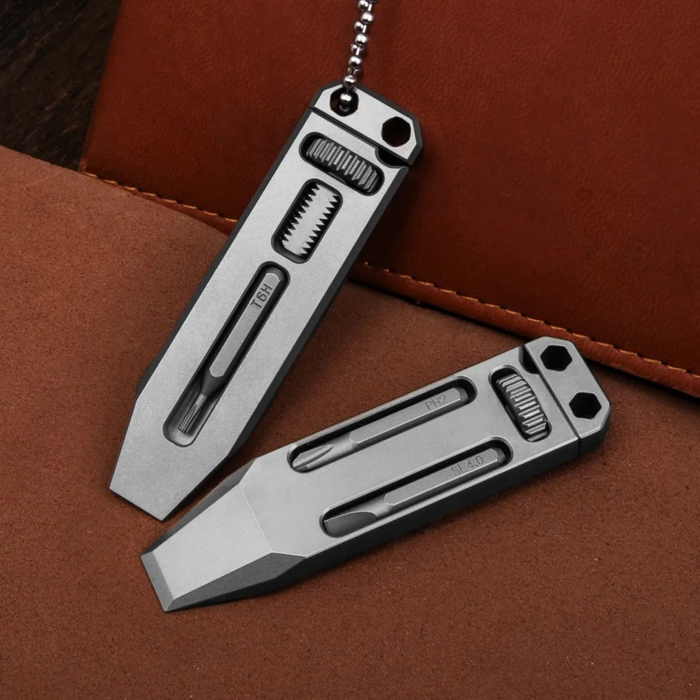 The Alix : 4 in 1 Titanium Multitool Pry Bar