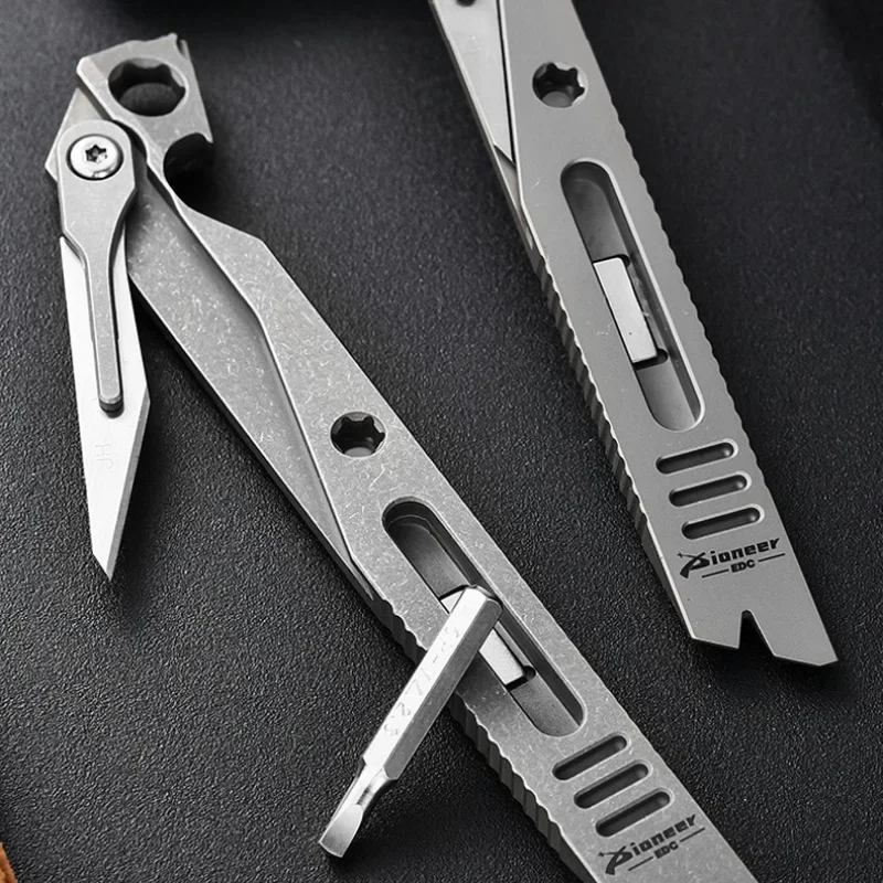 IronClad :  9 in 1 Titanium Multitool Pocket EDC Pry Bar