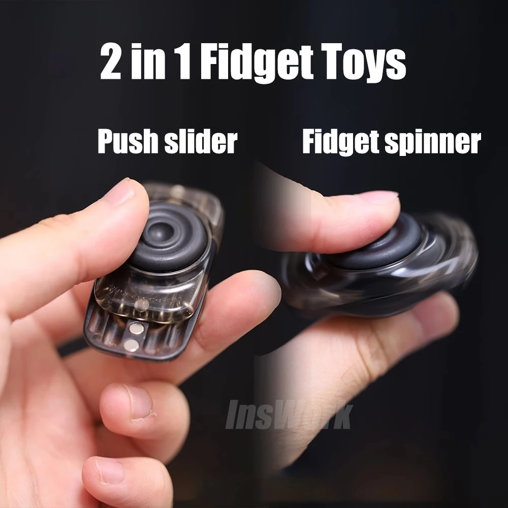 FidgetFusion：2 in 1 Ring Fidget Spinner