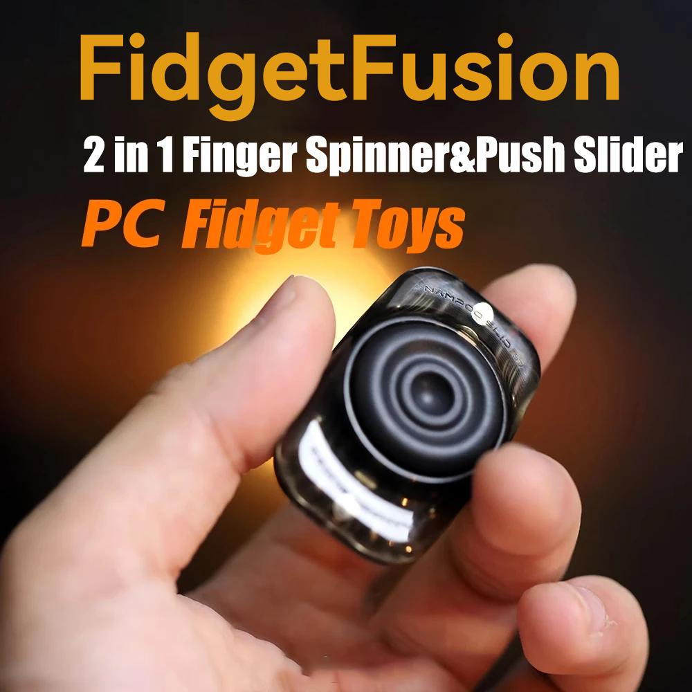 FidgetFusion：2 in 1 Ring Fidget Spinner