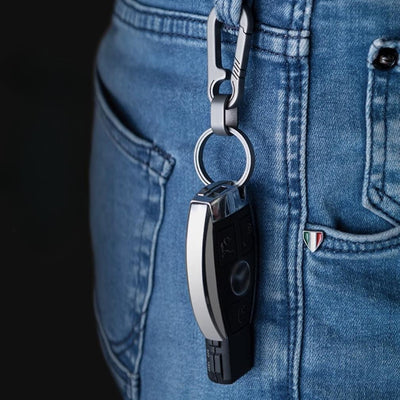 ADD-ONS:Titanium quick-release keychain