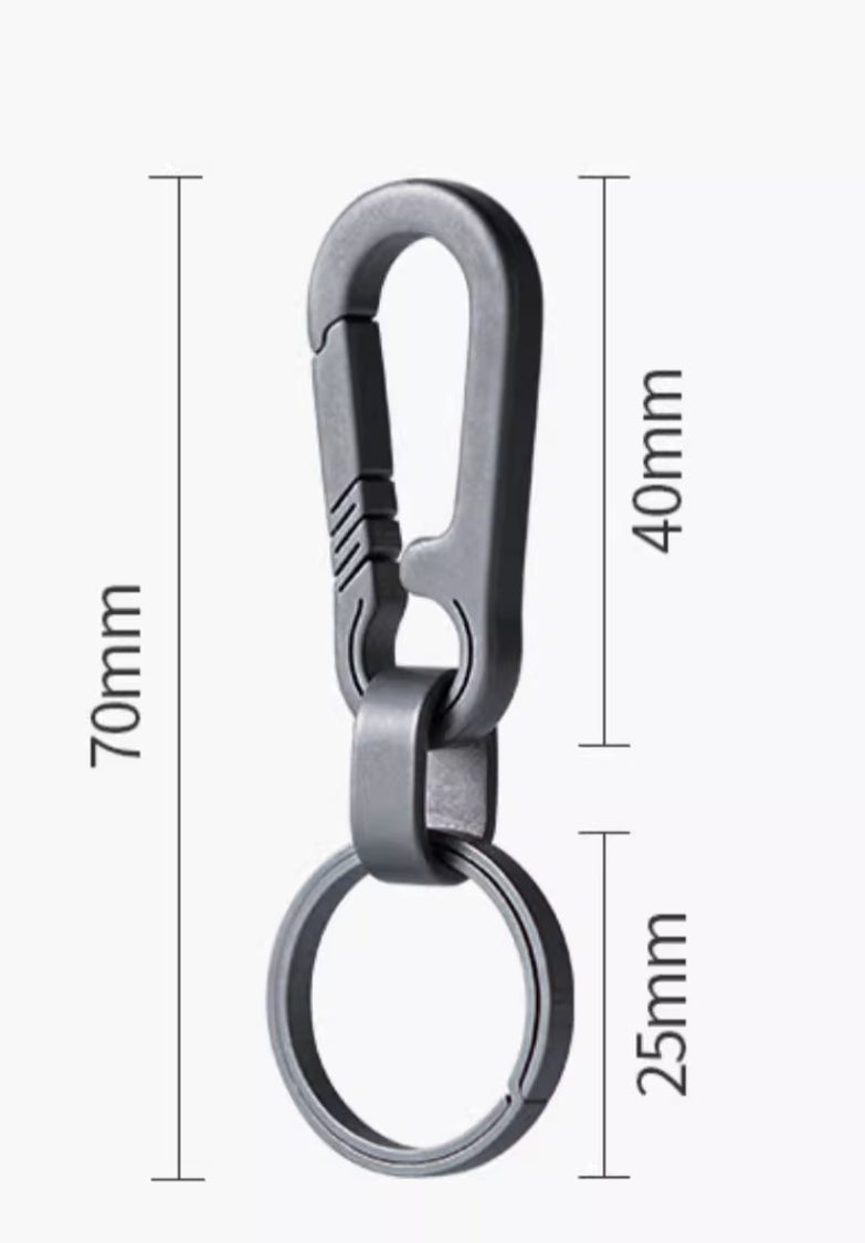 ADD-ONS:Titanium quick-release keychain