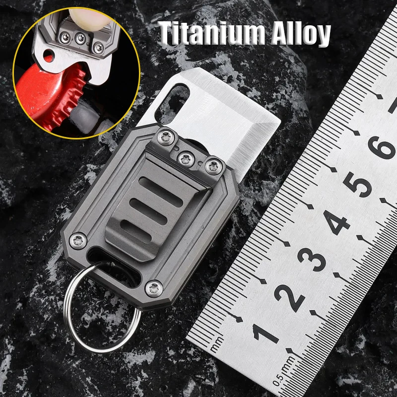 ADD-ONS: Titanium Alloy Mini Folding Knife