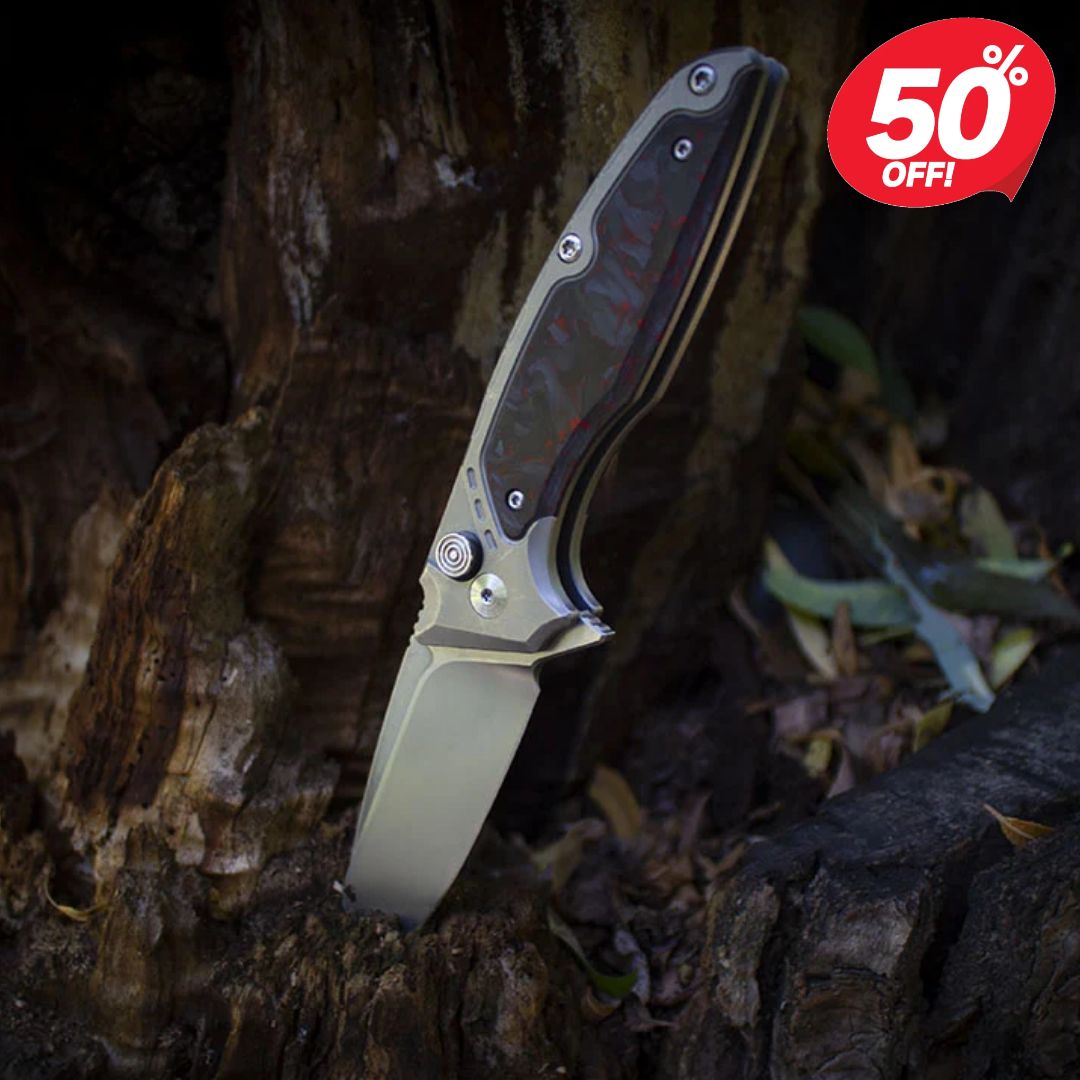 The Scarab Knife: Ti Handle & M390 Blade