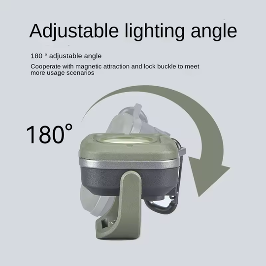 RuggedCompass Keylight: – 180° Rotating, 500 Lumens, Bi-Color Temperature