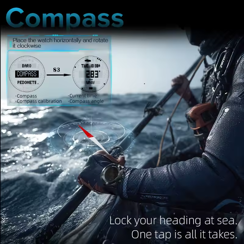 DepthMaster X - Military Tactical Watch for Men