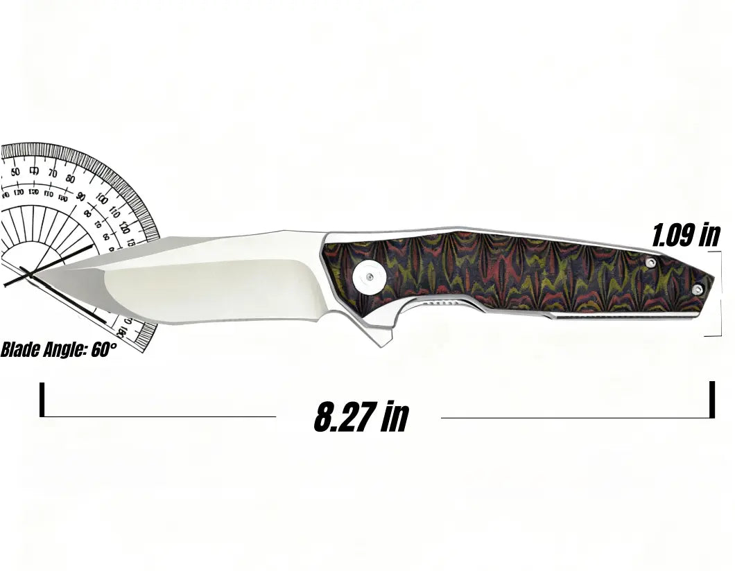 Python Army Knife Python D2 Heavy-Duty Folding Knife β G10 Tactical Survival Blade β Edctitan