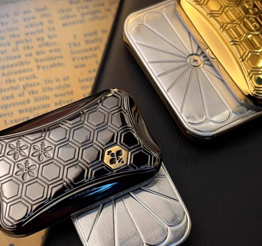 Honeycomb Infinity Magnetic Slider — Stainless Steel Fidget Toy for Adults | Anxiety Relief & EDC Desk Gadget