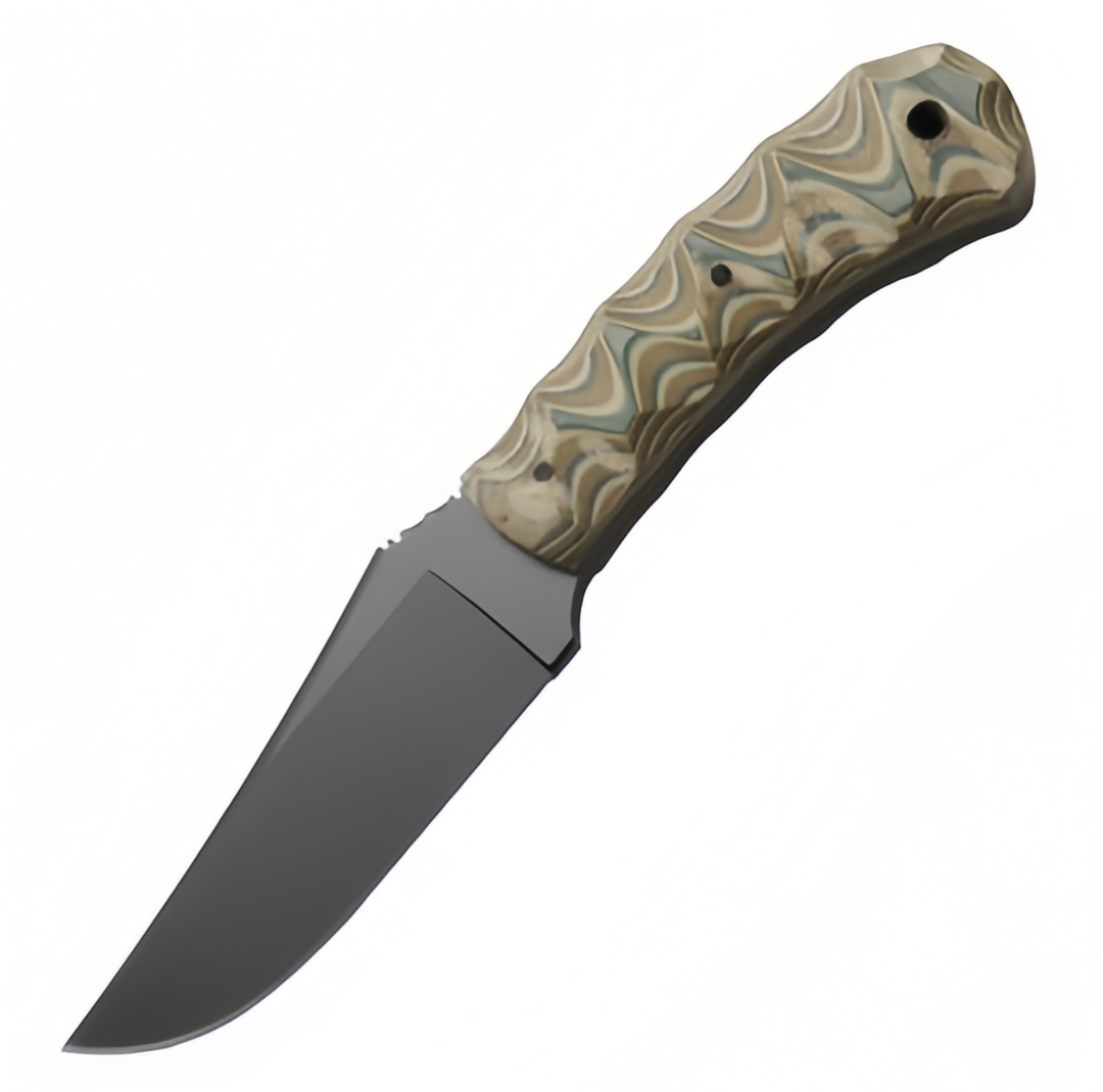 IronClad 80CRV2 Tactical Fixed Blade Knife — Full-Tang Survival Knife with G10 Handle