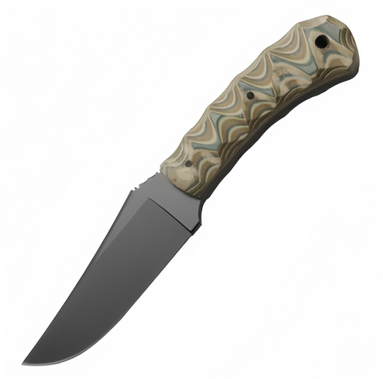 IronClad 80CRV2 Tactical Fixed Blade Knife — Full-Tang Survival Knife with G10 Handle