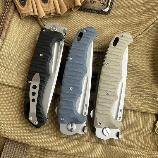 Shadow Ridge D2 Folding Knife – G10 Tactical EDC