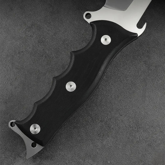 Night Demon | 7.5mm Ultra-Thick AUS-10 Steel Tactical Fixed Blade Knife