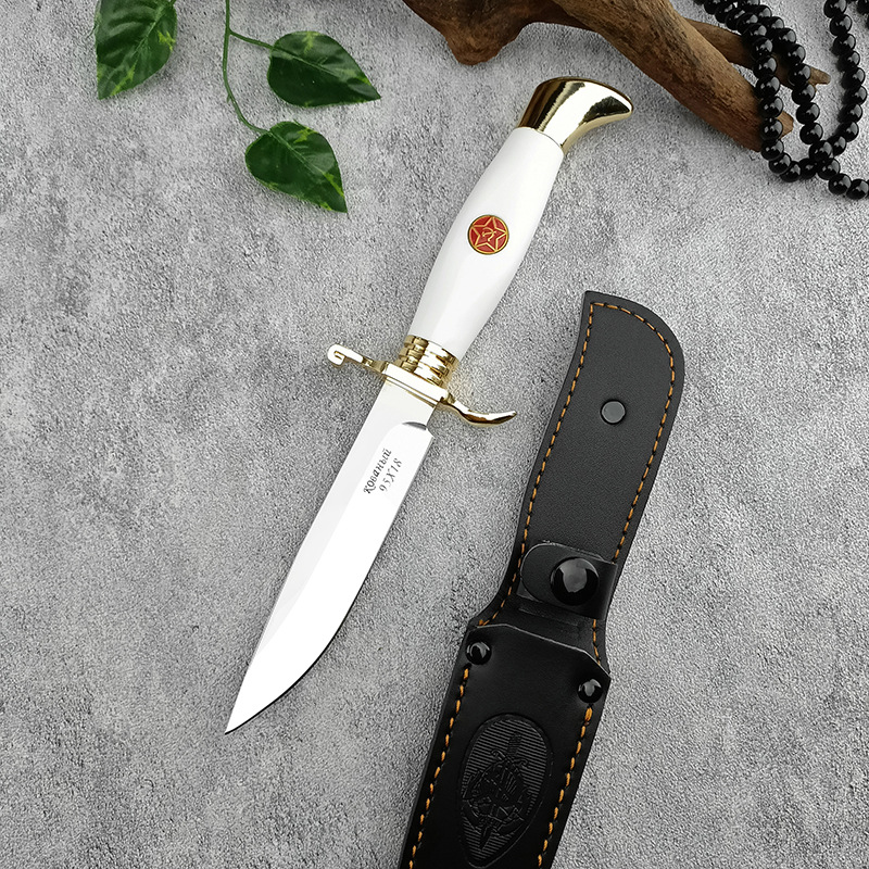 Legacy Blade: 9CR18MOV Artisan EDC Knife with Brass & Ebony Accents