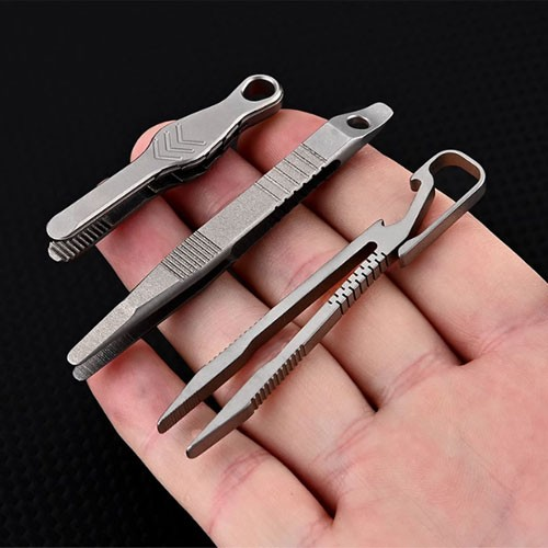 ADD-ONS: Titanium Mini Multi-Tool Tweezer