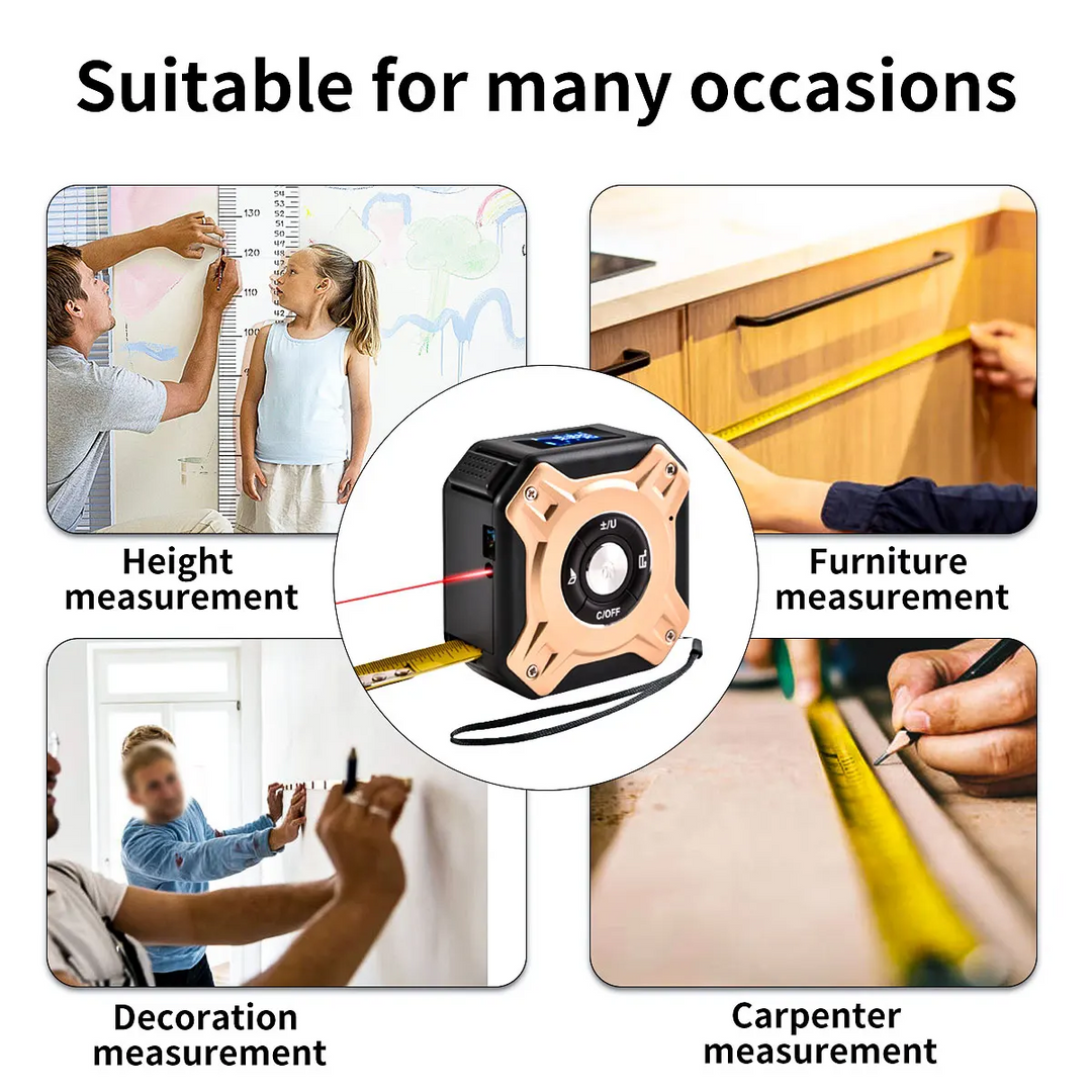 DistoRay：2 in 1 Digital Laser Tape Measure