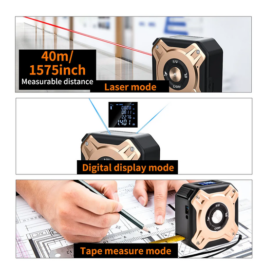 DistoRay：2 in 1 Digital Laser Tape Measure