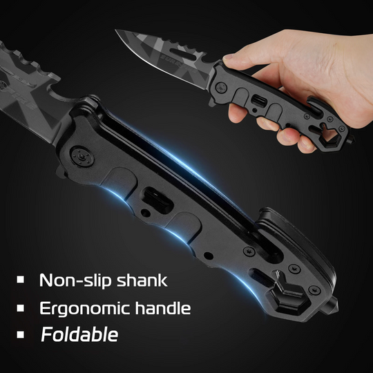 Apex Shatter:  Stainless Steel Emergency Rescue Knife